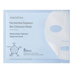 Masque au Soja Fermenté Bio-Cellulose - Máscara Hidratante Ácido Hialurónico, INNISFREE