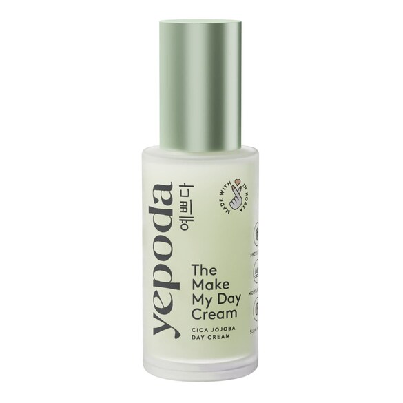 The Make My Day Cream – Creme de dia hidratante com Centella Asiatica, YEPODA