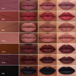 Cream Lip Stain - Batom aveludado sem transferência - Batom líquido mate