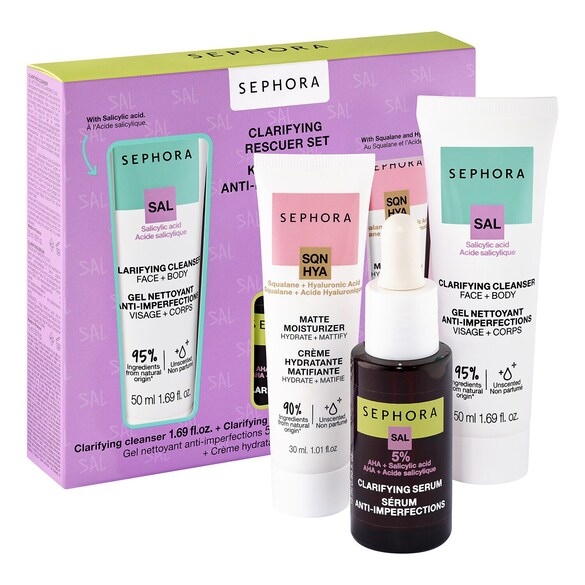 Clarifying Rescuer Set - Coffret Tratamento, SEPHORA COLLECTION