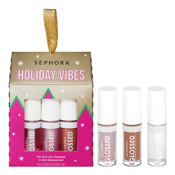 Holiday Vibes - Coffret 3 Mini  GLOSSED , SEPHORA COLLECTION