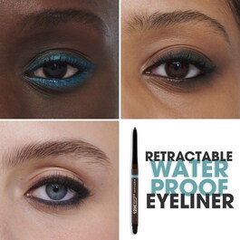 Waterproof 12h Retractable Eyeliner - Lápis de olhos retrátil