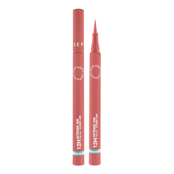 12H Intense Ink Felt Liner Classic Line - Eyeliner de feltro preciso e intenso, Sephora Collection