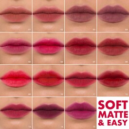 Soft Matte & Easy - Batom Liquido Mate