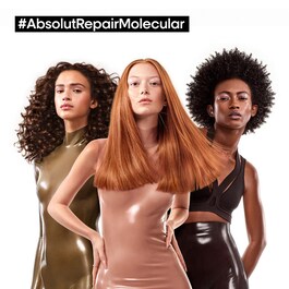 Serie Expert - Absolut Repair Molecular Shampoo sem Sulfatos Cabelos Danificados