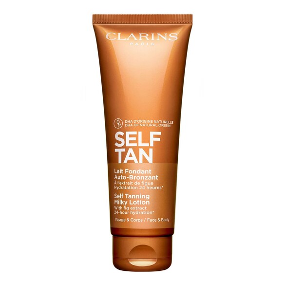Lait Fondant Auto-Bronzant  - Auto-Bronzeador Rosto e Corpo, Clarins