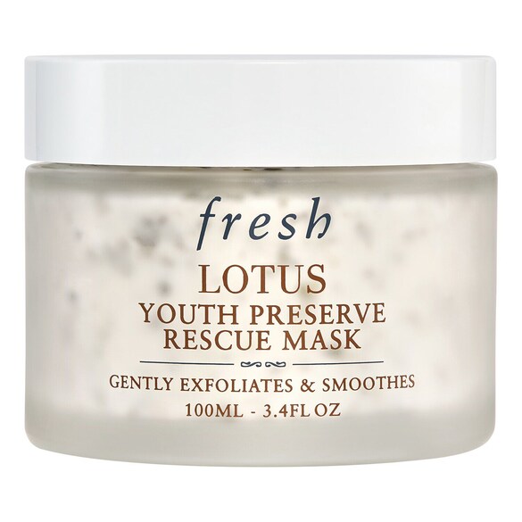 Lotus Youth Preserve Rescue Mask - Máscara esfoliante anti-envelhecimento Lotus, Fresh