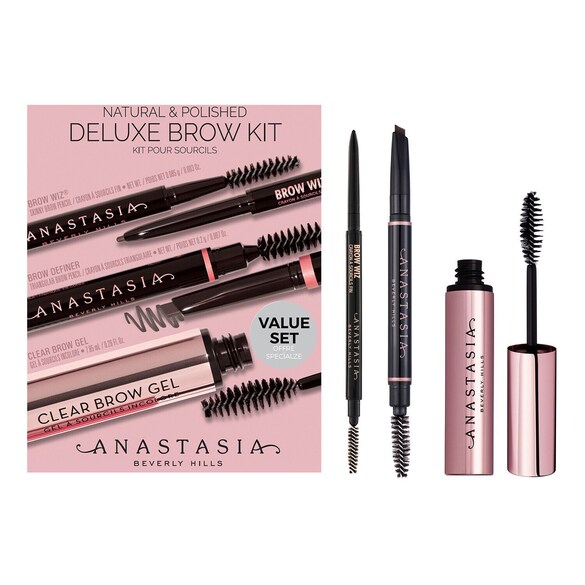 Natural and Polished Deluxe- Coffret Sobrancelhas, Anastasia Beverly Hills