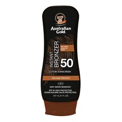 SPF 50 LOTION W/ BRONZER - Protector Solar com Bronzeador , Australian Gold