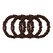 SCRUNCHIES SKINNY DARK BROWN