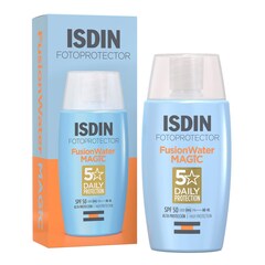 Fotoprotector Fusion Water Magic SPF50 50ML - Protetor solar facial ultraligeiro, ISDIN