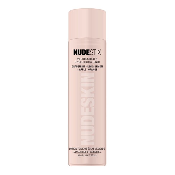 NUDESKIN 5% Citrus Fruit & Glycolic Glow Toner - Tónico, NUDESTIX