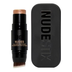 Nudies All Over Face Color Bronze + Glow - Stick bronzeador + iluminador, NUDESTIX