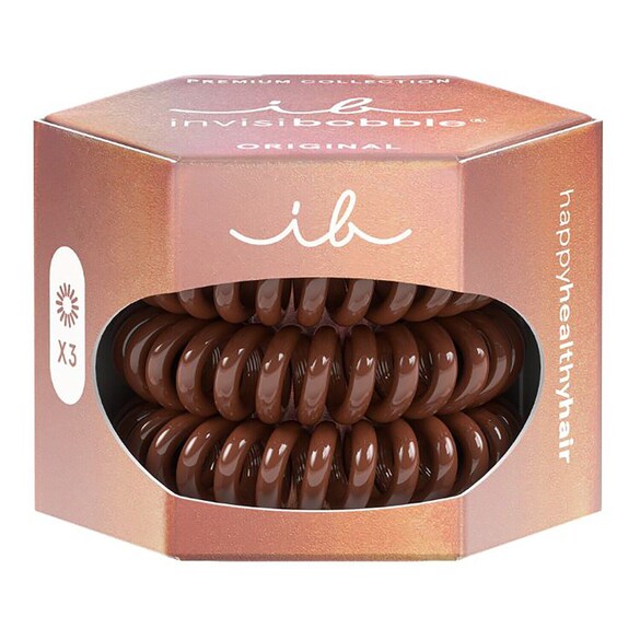 Original Premium - Pretzel Brown- Elásticos de Cabelo, Invisibobble