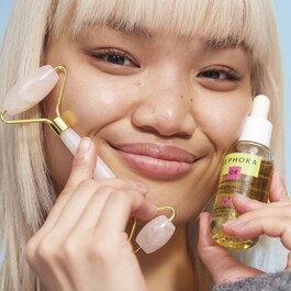 Rose quartz facial roller - Facial Roller