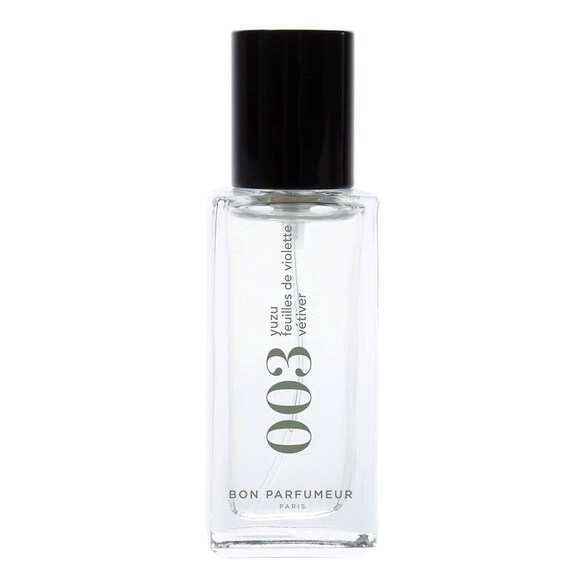 Eau de Parfum 003:  Yuzu, violet leaves, vetiver, Bon Parfumeur