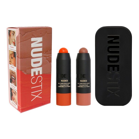Sunkissed Peach Blush and Bronze 2-Piece Kit - Coffret Maquilhagem Tez, Nudestix
