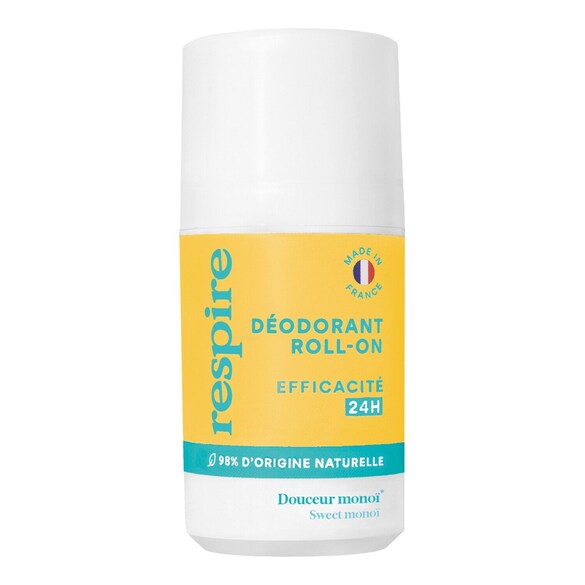 Desodorizante Roll-on - Sweet Monoï 24H , RESPIRE