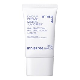 Creme solar diário mineral para o rosto - Proteção solar UVA / UVB SPF 50