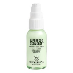 Superfood Skin Drip™ - Sérum Alisante + Iluminador enriquecido com Couve kale, Youth To The People