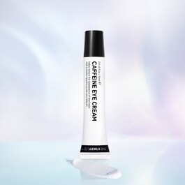 Creme para os olhos com cafeína