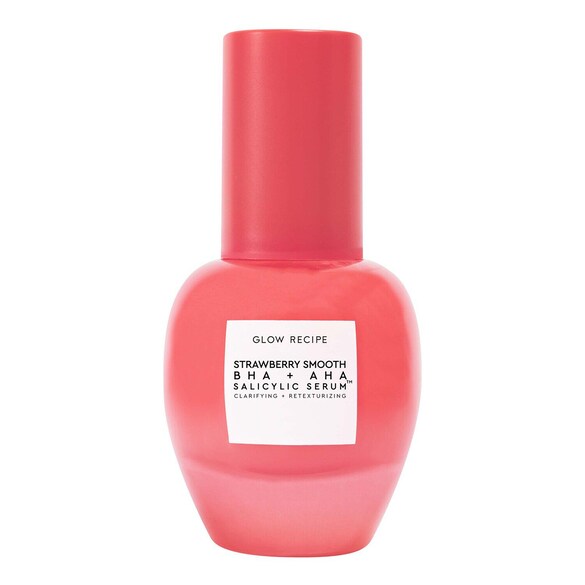 Strawberry Smooth - Sérum aclarador com ácido salicílico, AHA e BHA, Glow Recipe