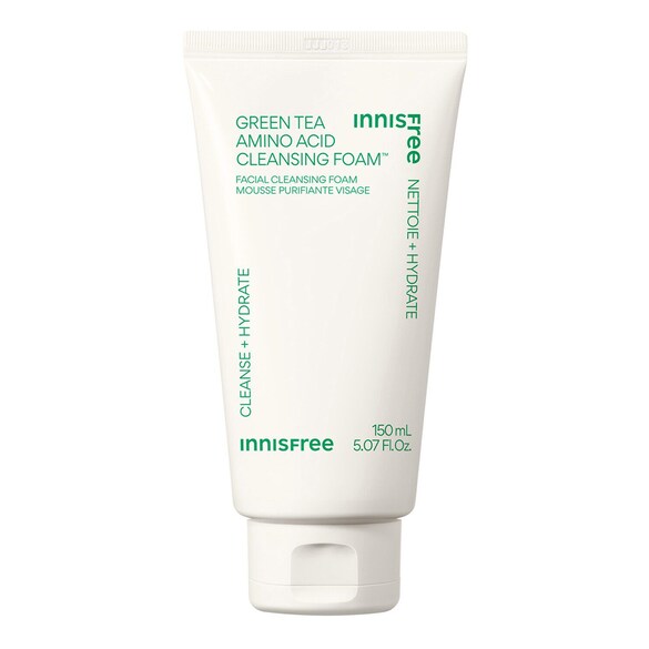 Espuma de Limpeza Facial com Chá Verde e Aminoácidos - Produto de Limpeza Facial, Innisfree