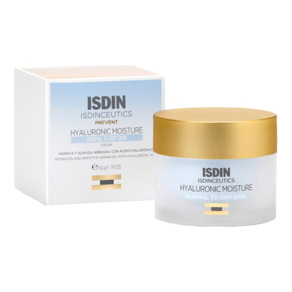 Isdinceutics Hyaluronic Moisture - Creme hidratante para pele normal a seca, ISDIN