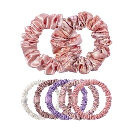 Méga Scrunchie Gift Set - Conjunto de Elásticos Seda Pura Edição Limitada