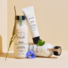 Milk Body Cleanser - Produto de limpeza corporal hidratante com leite vegetal