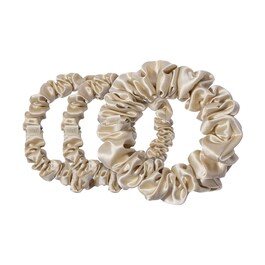 Back to basics - Elásticos Seda Pura Para cabelo Louro