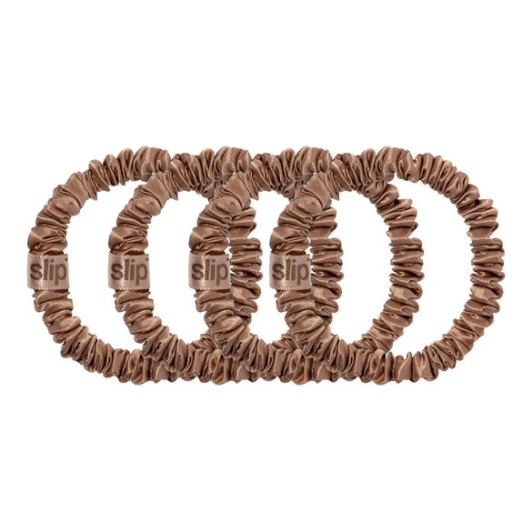 Pure Silk Skinny Scrunchies - Elásticos de Cabelo, Slip
