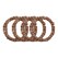 SLIP SILK SKINNY SCRUNCHIES -LIGHT BROWN