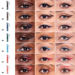 12H Intense Ink Felt Liner Classic Line - Eyeliner de feltro preciso e intenso