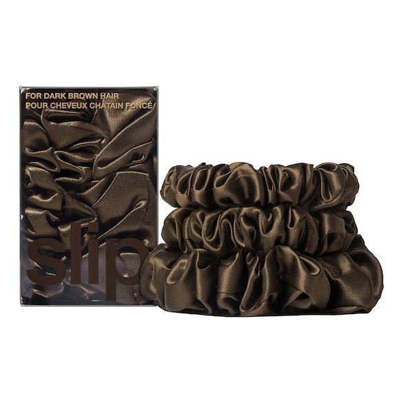 Back to basics - Elásticos Seda Pura Para cabelo castanho escuro, Slip