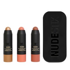 Mini Nudies Blush, Bronze, Glow Kit - Kit de maquilhagem, NUDESTIX