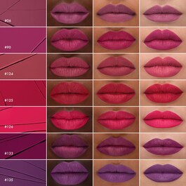 Cream Lip Stain - Batom aveludado sem transferência - Batom líquido mate