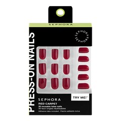 Kit unhas postiças reutilizáveis, Patchs autocolantes, Efeito Gel, Resultado Pro, Sephora Collection