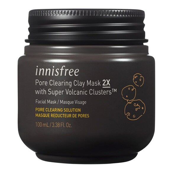 Masque À L'Argile Aux Super Roches Volcaniques™ - Máscara Redutora de Poros, INNISFREE
