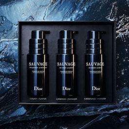Sauvage Skincare Ritual Kit - Cleanser, Toner e Serum com o poder do cato