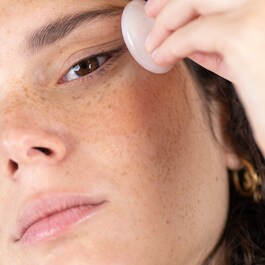Mushroom Quartz - Ferramenta de Massagem para Contorno dos Olhos