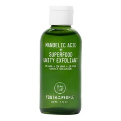 Mandelic Acid + Superfood Unity Exfoliant - Tónico Exfoliante, Youth To The People