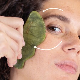Gua Sha Jade - Acessório facial pedra de massagem