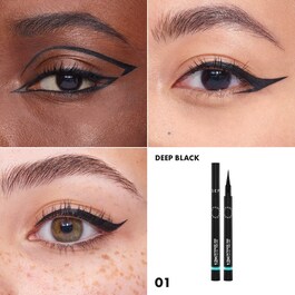 12H Intense Ink Felt Liner Fine Line - Eyeliner de feltro preciso e intenso