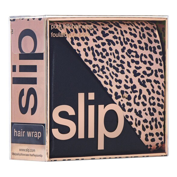 Pure Silk Hair Wrap Wild Leopard- Lenço, Slip