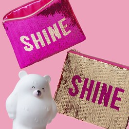 Trousse À Maquillage Sequin Holiday Vibes - Bolsa de Viagem