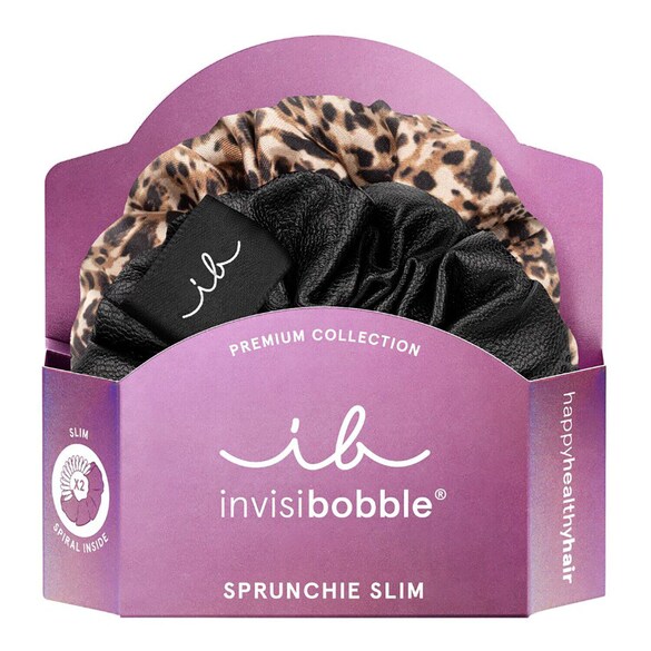 Sprunchie Slim Premium -  Leo is the New Black - Elásticos de Cabelo, Invisibobble