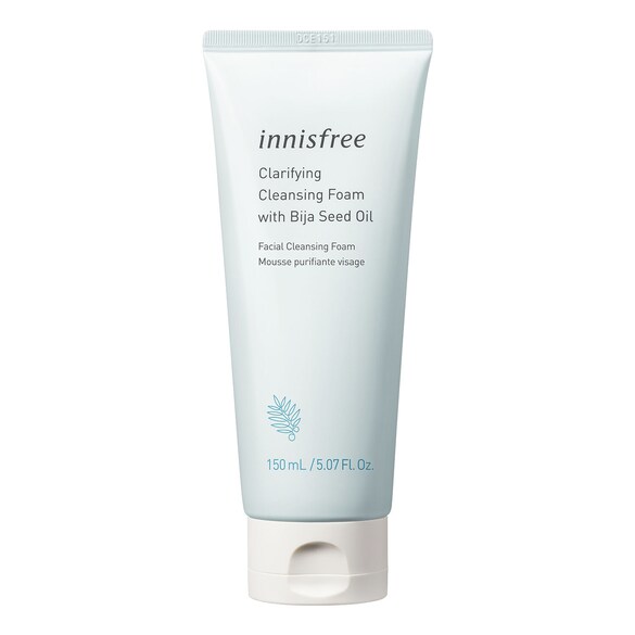 Mousse Nettoyante Clarifiante Huile de Graines de Bija- Espuma de Limpeza, INNISFREE