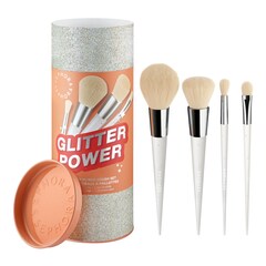 Glitter Power Brush Set - Coffret 4 Pinceis Rosto e Olhos, Sephora Collection