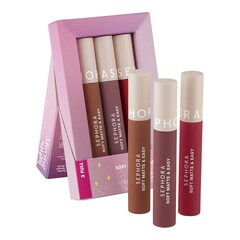 Moving Lights- Kit De 3 Batons Mate Suave Soft Matte & Easy, Sephora Collection